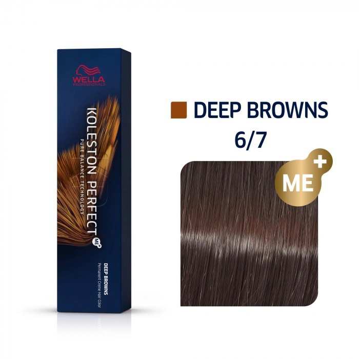 Wella Koleston Perfect Me+ Hajfesték - 6/7 - 60ml - Barna Sötétszőke képe 1